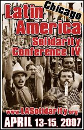 Graphic for Latin America Solidarity Conference